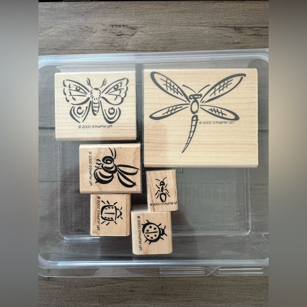 Stampin’ Up! Bunch of Bugs Set of 6 Stamps Retired